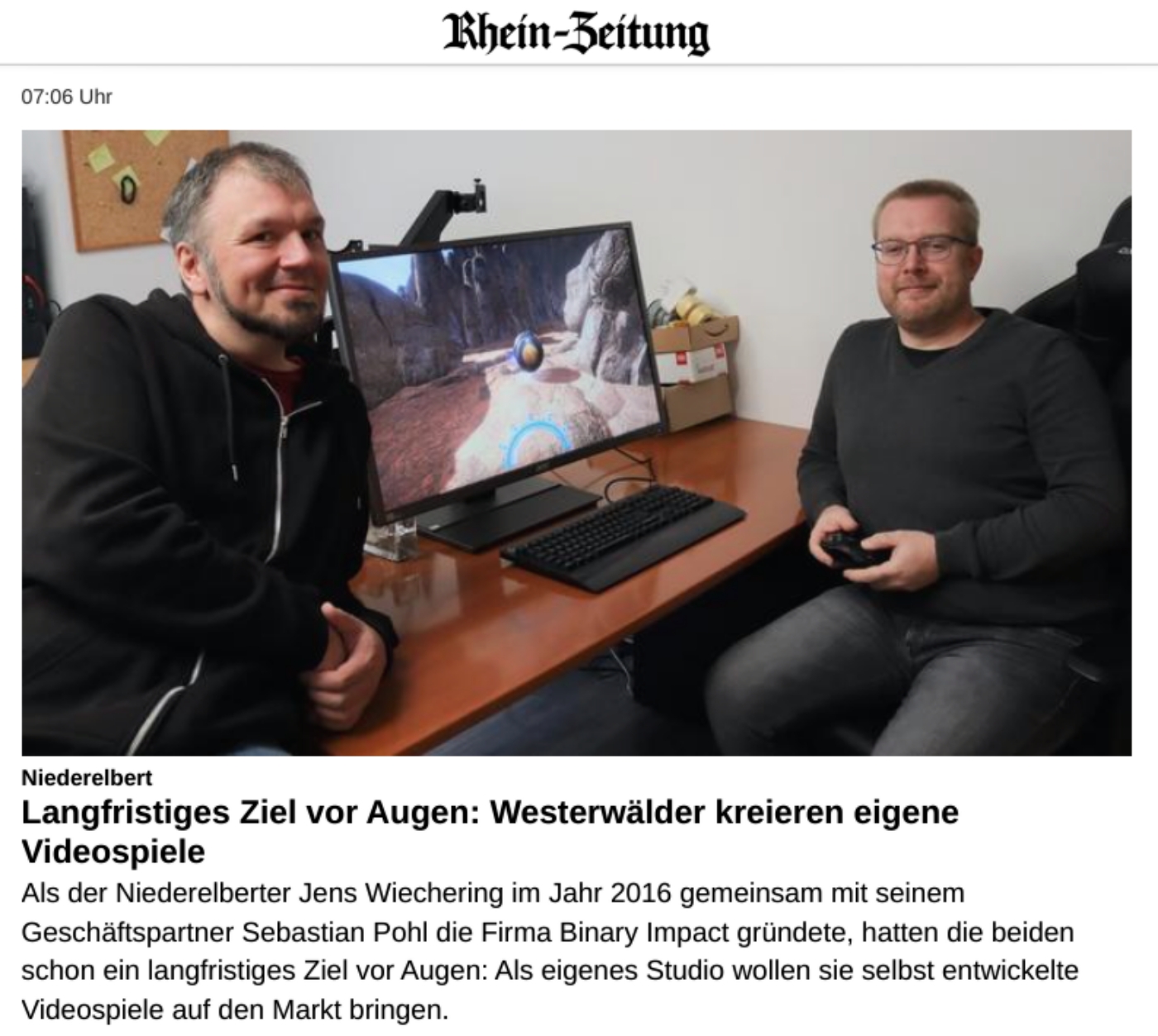 (Screenshot www.rhein-zeitung.de vom 11.10.2022 / Foto: Matthias Kolk)